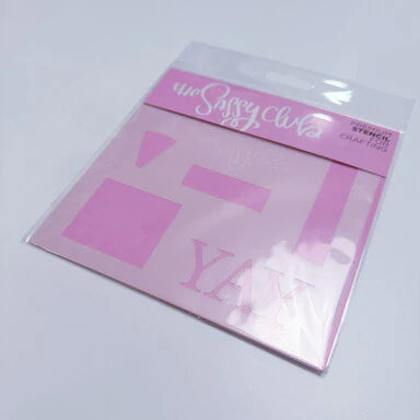 News Print Matching Stencil