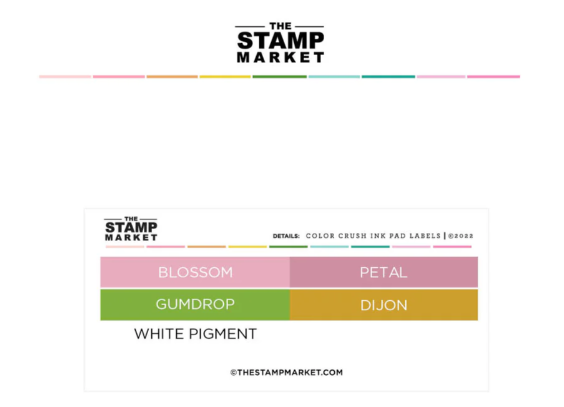 INK PAD LABELS Set 4 – TheStampStop