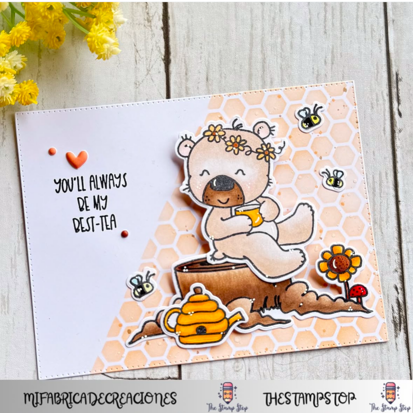 Best Tea Party stamp & coordinating die