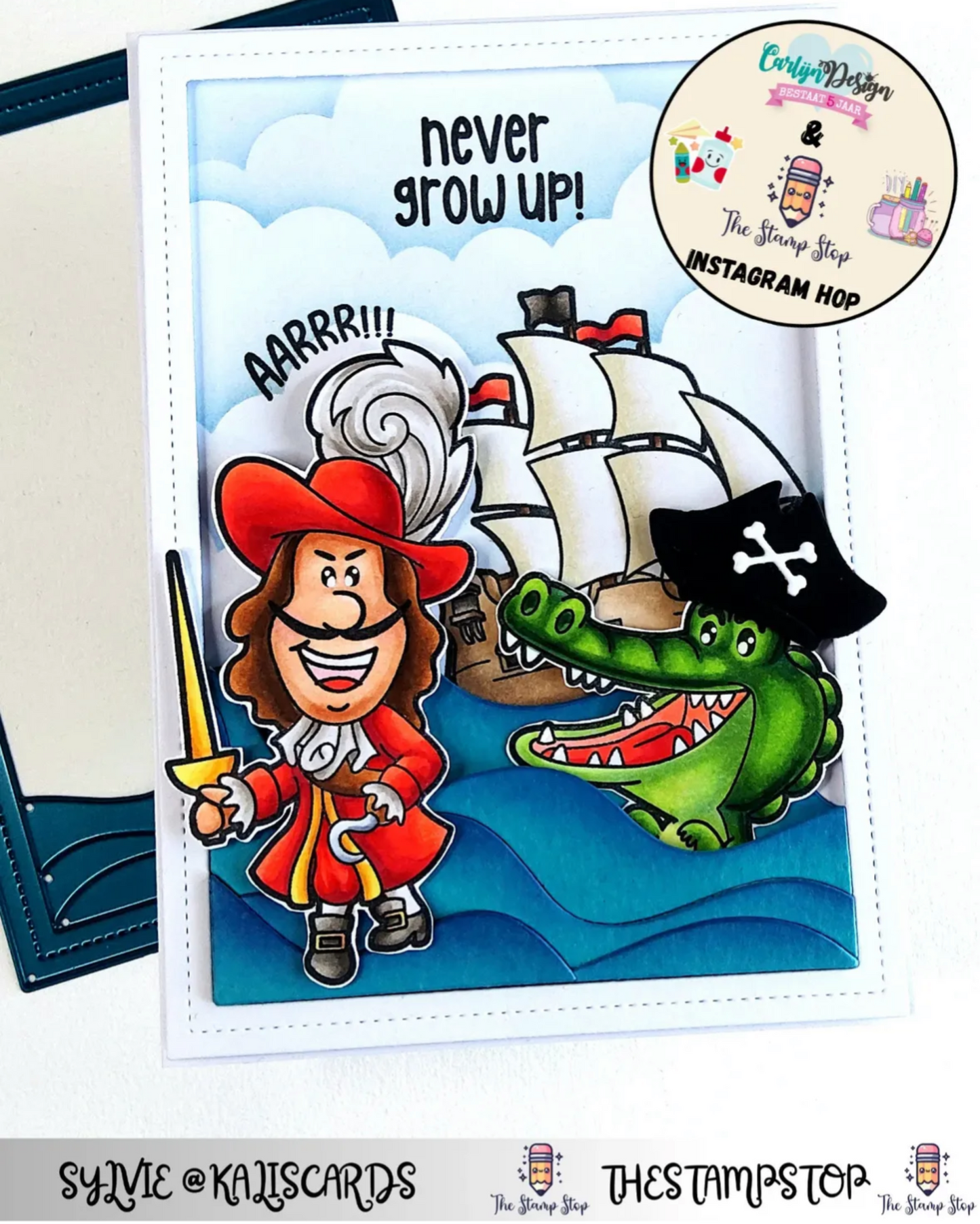 Snijmallen A6 Zeemeermin hart