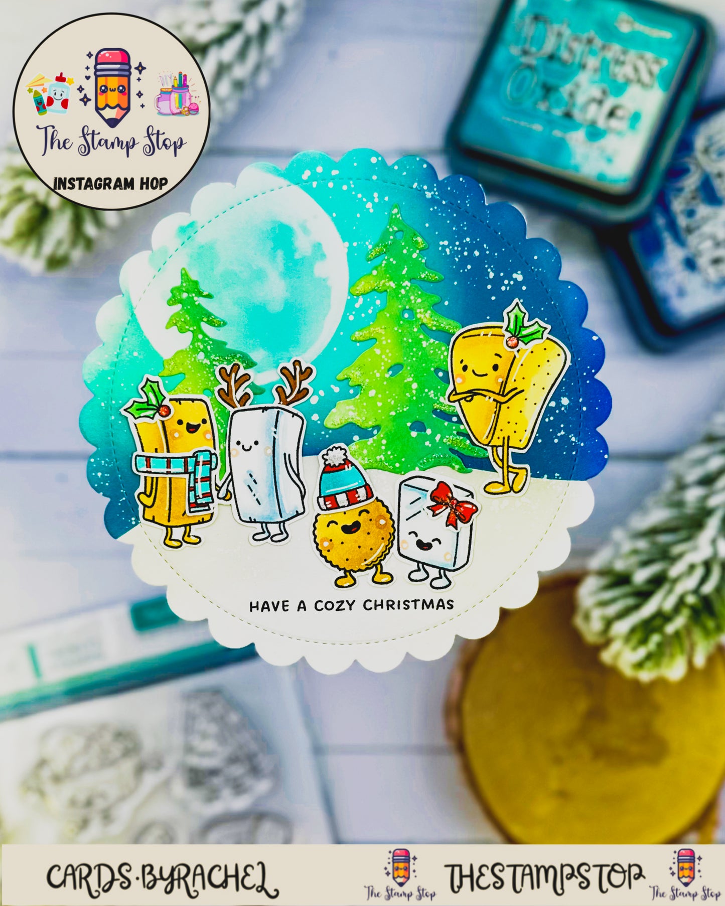 Festivi-cheese BUNDLE Stamp + Die