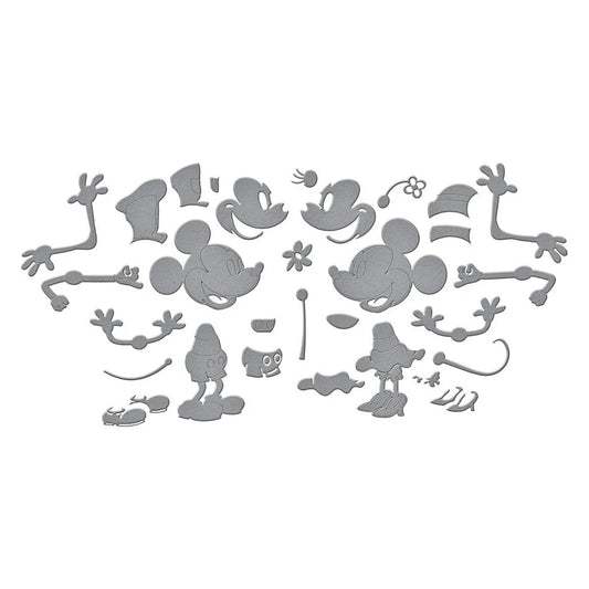 Say Cheese Classic Mouse Etched Dies Steamboat Willie Duo