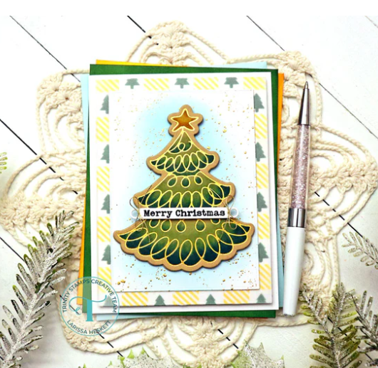 Swirling Shimmer Tree Cut & Foil Die Set